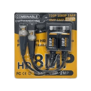 Bộ chuyển đổi tín hiệu camera qua  cáp mạng balun 8mp