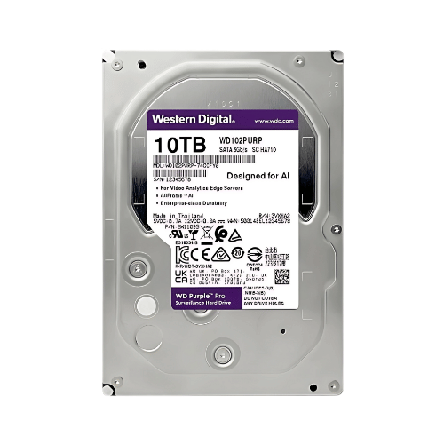 Ổ cứng chuyên camera western digital purple 10TB