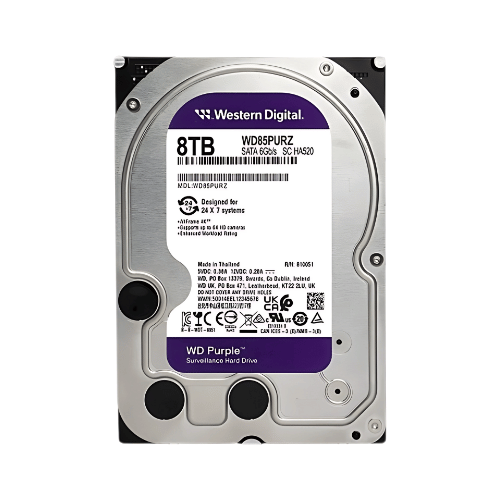 Ổ cứng chuyên camera western digital purple 8TB