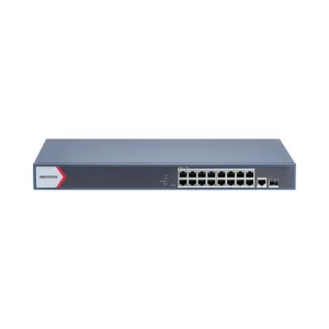 Switch poe 16 cổng hikvision DS-3E1518P-EI