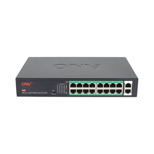 Switch poe 16 cổng onv 16 cổng  onv H1016PLS