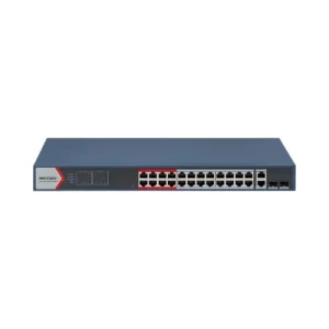 Switch poe 24 cổng hikvision DS-3E1326P-EI