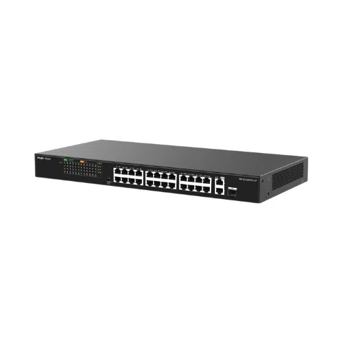 Switch poe 24 cổng ruijie RG-ES126FGS-LP 1 Switch poe 24 cổng ruijie RG-ES126FGS-LP