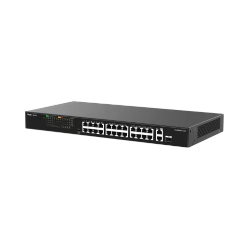 Switch poe 24 cổng ruijie RG-ES126FGS-P 1 Switch poe 24 cổng ruijie RG-ES126FGS-P