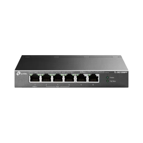 Switch poe 4 cổng tp-link TL-SG1006PP 1 Switch poe 4 cổng tp-link TL-SG1006PP