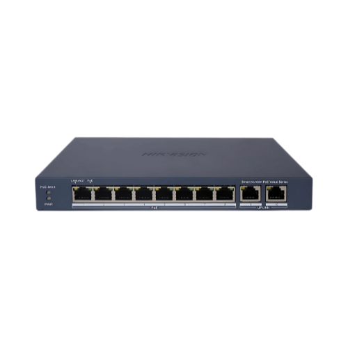 Switch poe 8 cổng hikvision DS-3E1310P-EI/M